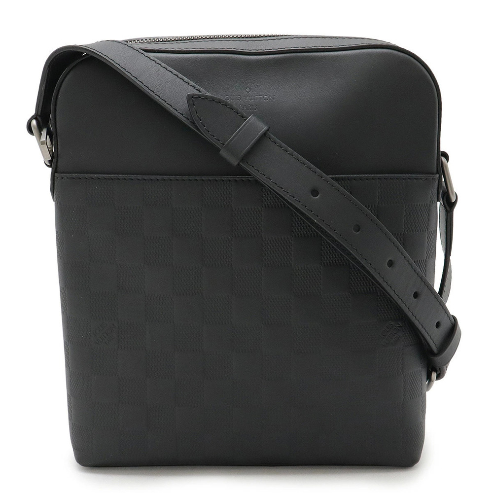 LOUIS VUITTON Damier Infini Pochette District Shoulder Bag Messenger Onyx Black